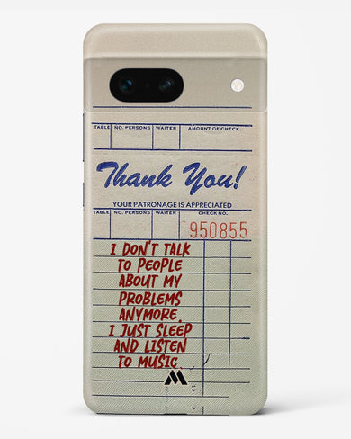 Dont Talk to People Hard Case Phone Cover (Google)