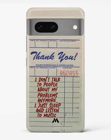 Dont Talk to People Hard Case Phone Cover (Google)