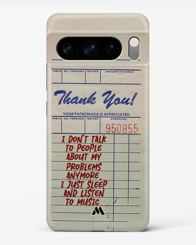 Dont Talk to People Hard Case Phone Cover (Google)