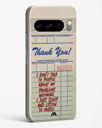 Dont Talk to People Hard Case Phone Cover (Google)