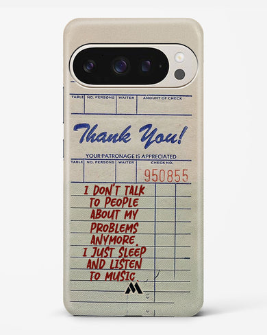 Dont Talk to People Hard Case Phone Cover (Google)