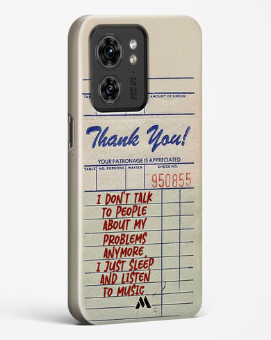 Dont Talk to People Hard Case Phone Cover (Motorola)