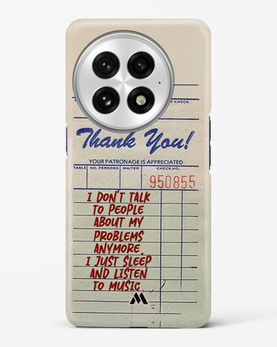 Dont Talk to People Hard Case Phone Cover (OnePlus)