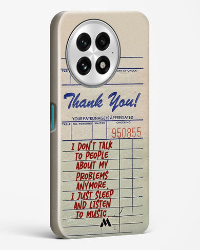 Dont Talk to People Hard Case Phone Cover (OnePlus)