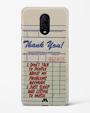 Dont Talk to People Hard Case Phone Cover (OnePlus)