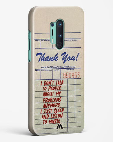 Dont Talk to People Hard Case Phone Cover (OnePlus)