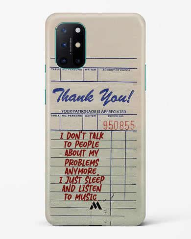 Dont Talk to People Hard Case Phone Cover (OnePlus)