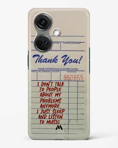 Dont Talk to People Hard Case Phone Cover (OnePlus)