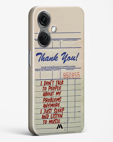 Dont Talk to People Hard Case Phone Cover (OnePlus)