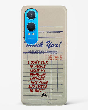 Dont Talk to People Hard Case Phone Cover (OnePlus)