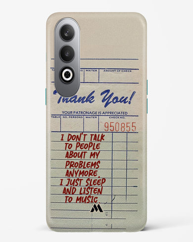 Dont Talk to People Hard Case Phone Cover (OnePlus)