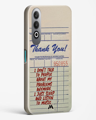 Dont Talk to People Hard Case Phone Cover (OnePlus)