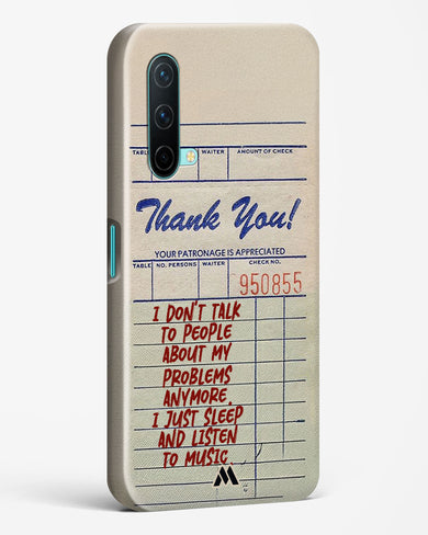 Dont Talk to People Hard Case Phone Cover (OnePlus)