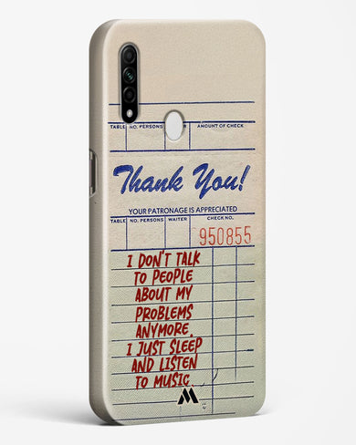 Dont Talk to People Hard Case Phone Cover (Oppo)