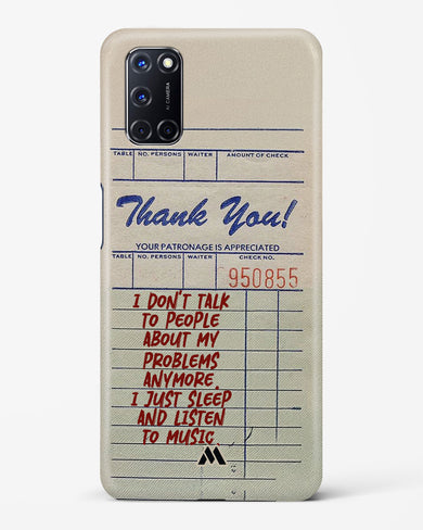 Dont Talk to People Hard Case Phone Cover (Oppo)