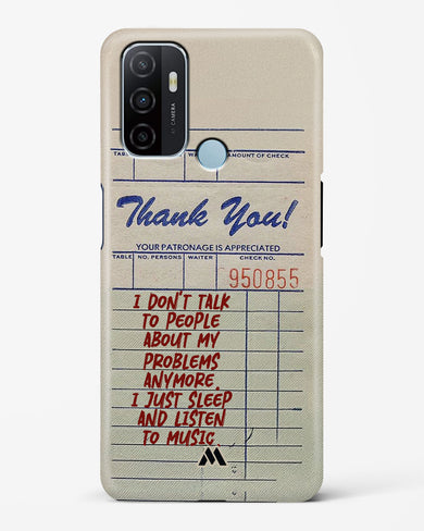 Dont Talk to People Hard Case Phone Cover (Oppo)