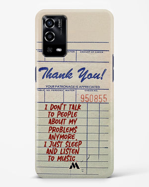 Dont Talk to People Hard Case Phone Cover (Oppo)