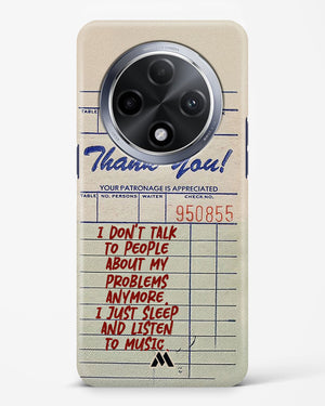 Dont Talk to People Hard Case Phone Cover (Oppo)