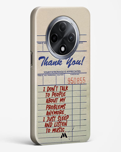 Dont Talk to People Hard Case Phone Cover (Oppo)