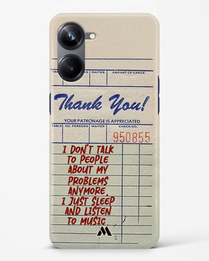 Dont Talk to People Hard Case Phone Cover (Realme)