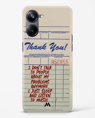 Dont Talk to People Hard Case Phone Cover (Realme)