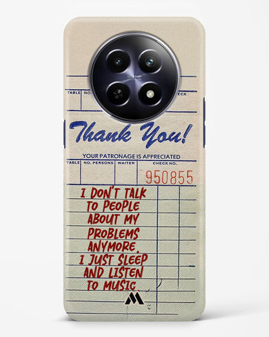 Dont Talk to People Hard Case Phone Cover (Realme)