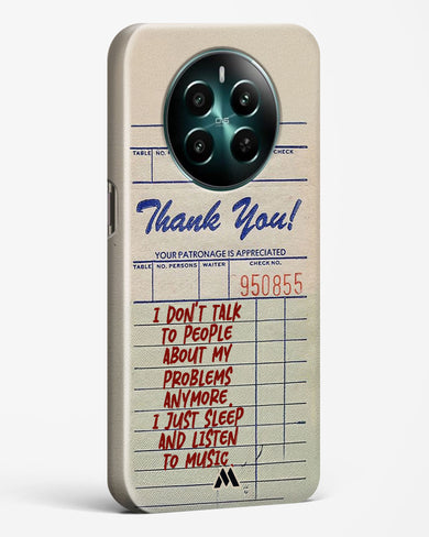 Dont Talk to People Hard Case Phone Cover (Realme)