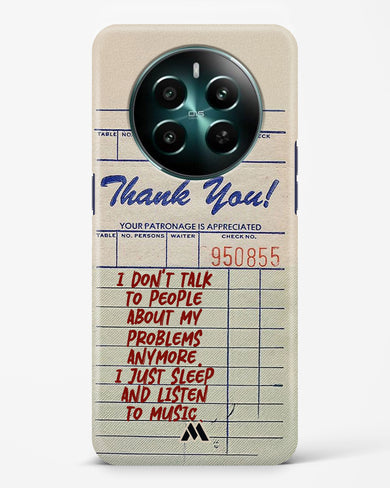 Dont Talk to People Hard Case Phone Cover (Realme)