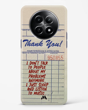 Dont Talk to People Hard Case Phone Cover (Realme)