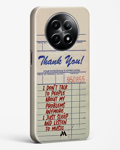 Dont Talk to People Hard Case Phone Cover (Realme)