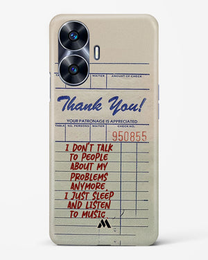 Dont Talk to People Hard Case Phone Cover (Realme)