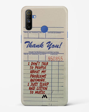 Dont Talk to People Hard Case Phone Cover (Realme)