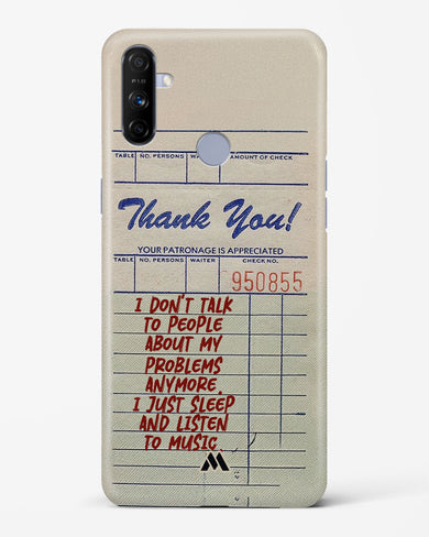 Dont Talk to People Hard Case Phone Cover (Realme)