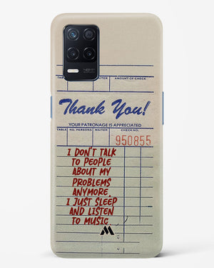 Dont Talk to People Hard Case Phone Cover (Realme)