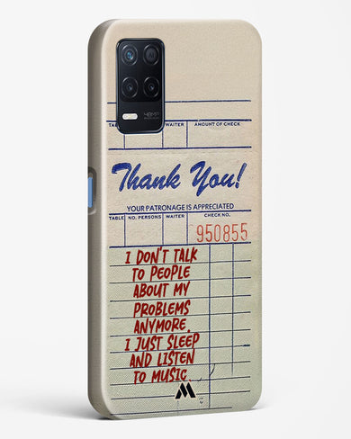 Dont Talk to People Hard Case Phone Cover (Realme)