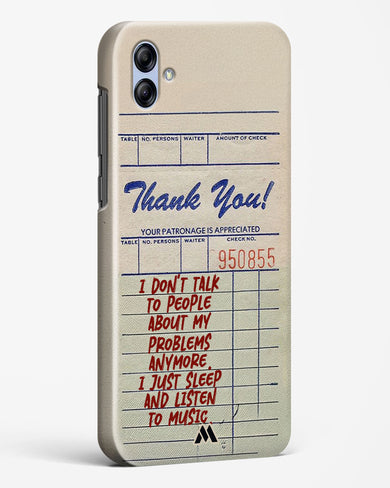 Dont Talk to People Hard Case Phone Cover (Samsung)