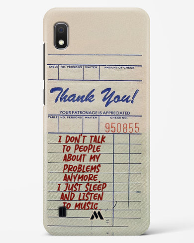 Dont Talk to People Hard Case Phone Cover (Samsung)