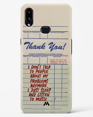 Dont Talk to People Hard Case Phone Cover (Samsung)