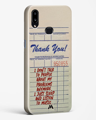 Dont Talk to People Hard Case Phone Cover (Samsung)