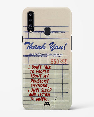 Dont Talk to People Hard Case Phone Cover (Samsung)