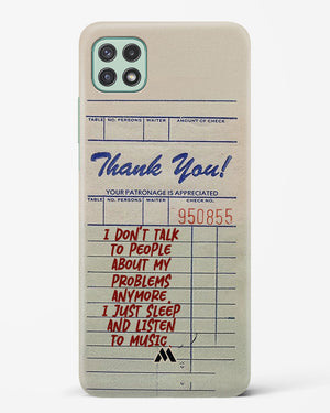 Dont Talk to People Hard Case Phone Cover (Samsung)