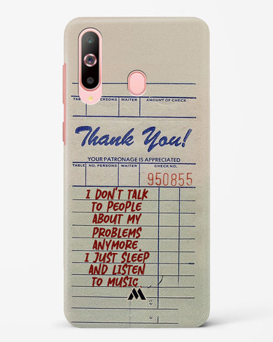 Dont Talk to People Hard Case Phone Cover (Samsung)