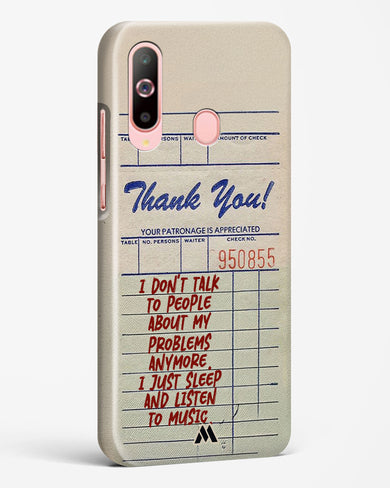 Dont Talk to People Hard Case Phone Cover (Samsung)