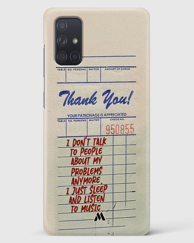 Dont Talk to People Hard Case Phone Cover (Samsung)