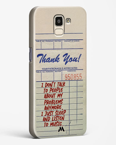 Dont Talk to People Hard Case Phone Cover (Samsung)