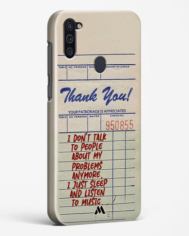 Dont Talk to People Hard Case Phone Cover (Samsung)