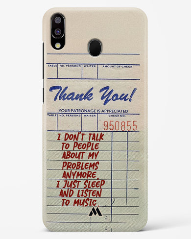 Dont Talk to People Hard Case Phone Cover (Samsung)