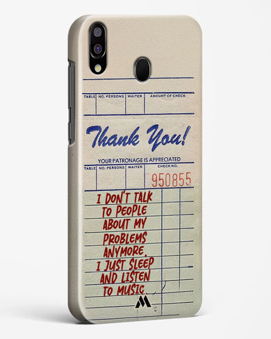 Dont Talk to People Hard Case Phone Cover (Samsung)