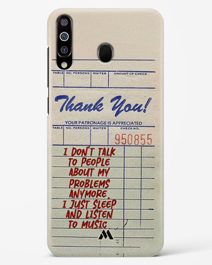 Dont Talk to People Hard Case Phone Cover (Samsung)