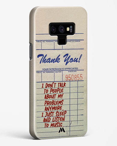 Dont Talk to People Hard Case Phone Cover (Samsung)